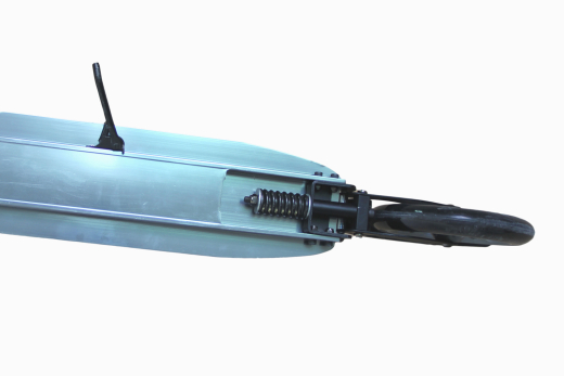 Fully Flash Scooter 200mm LED Leuchträder Cityroller Erwachsene anthrazit ABEC7 Radlager