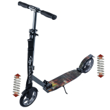 Fully Scooter PU-Wheel 200mm Cityroller Erwachsene Anthrazit ABEC7 Radlager